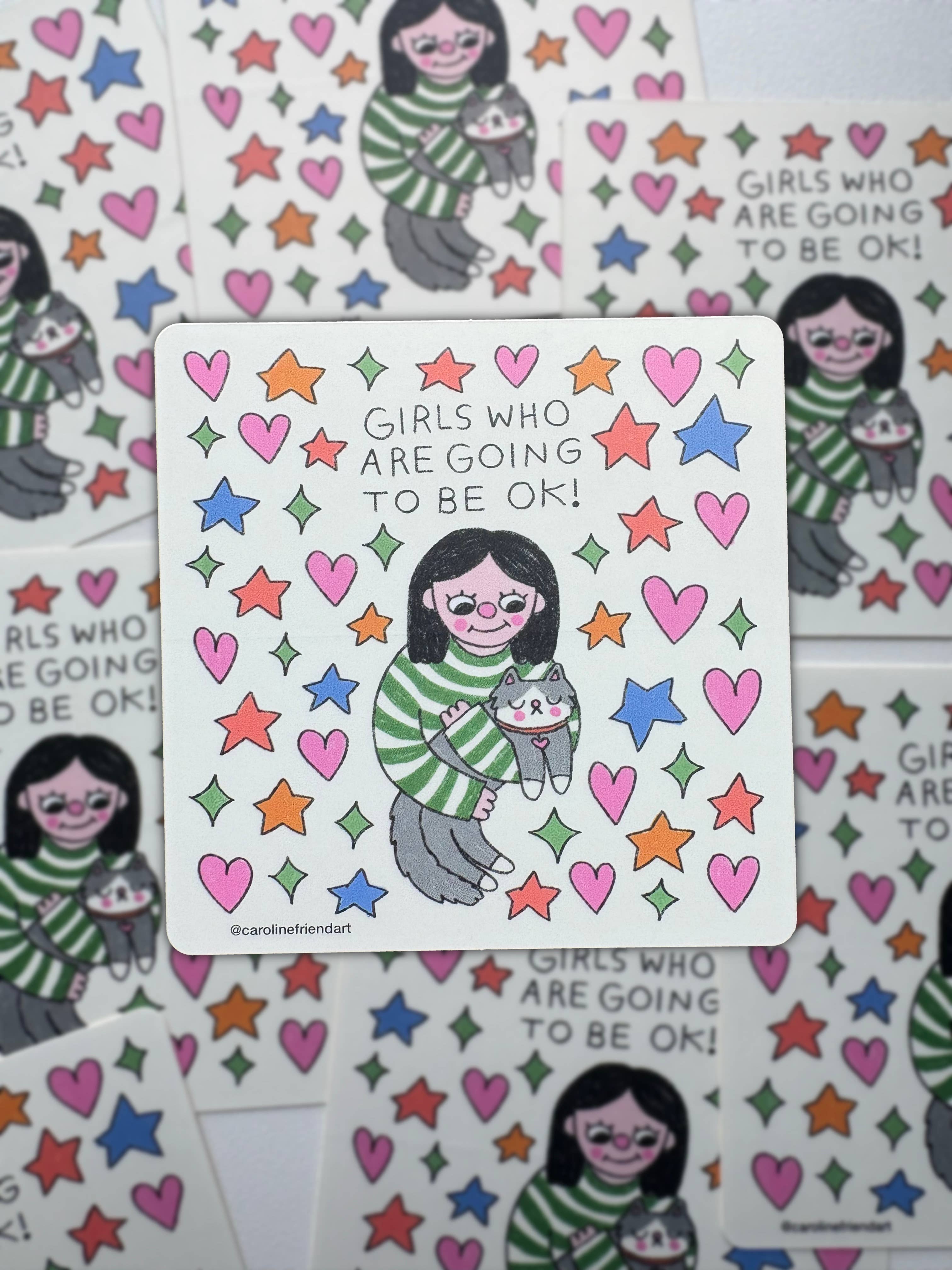 Girls Who Are Going to be Ok Sticker