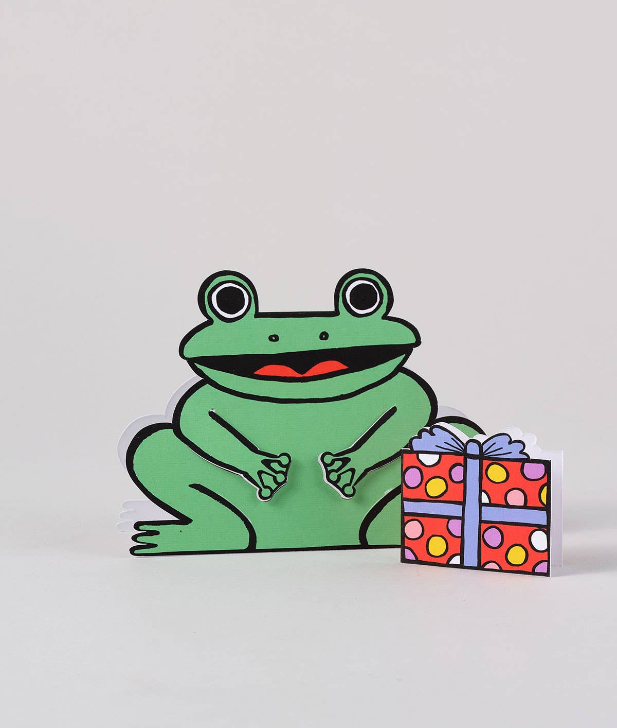 Frog with Mini Card Kid's Greetings Card