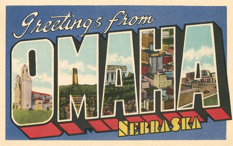 Greetings from Omaha Postcard No. 1