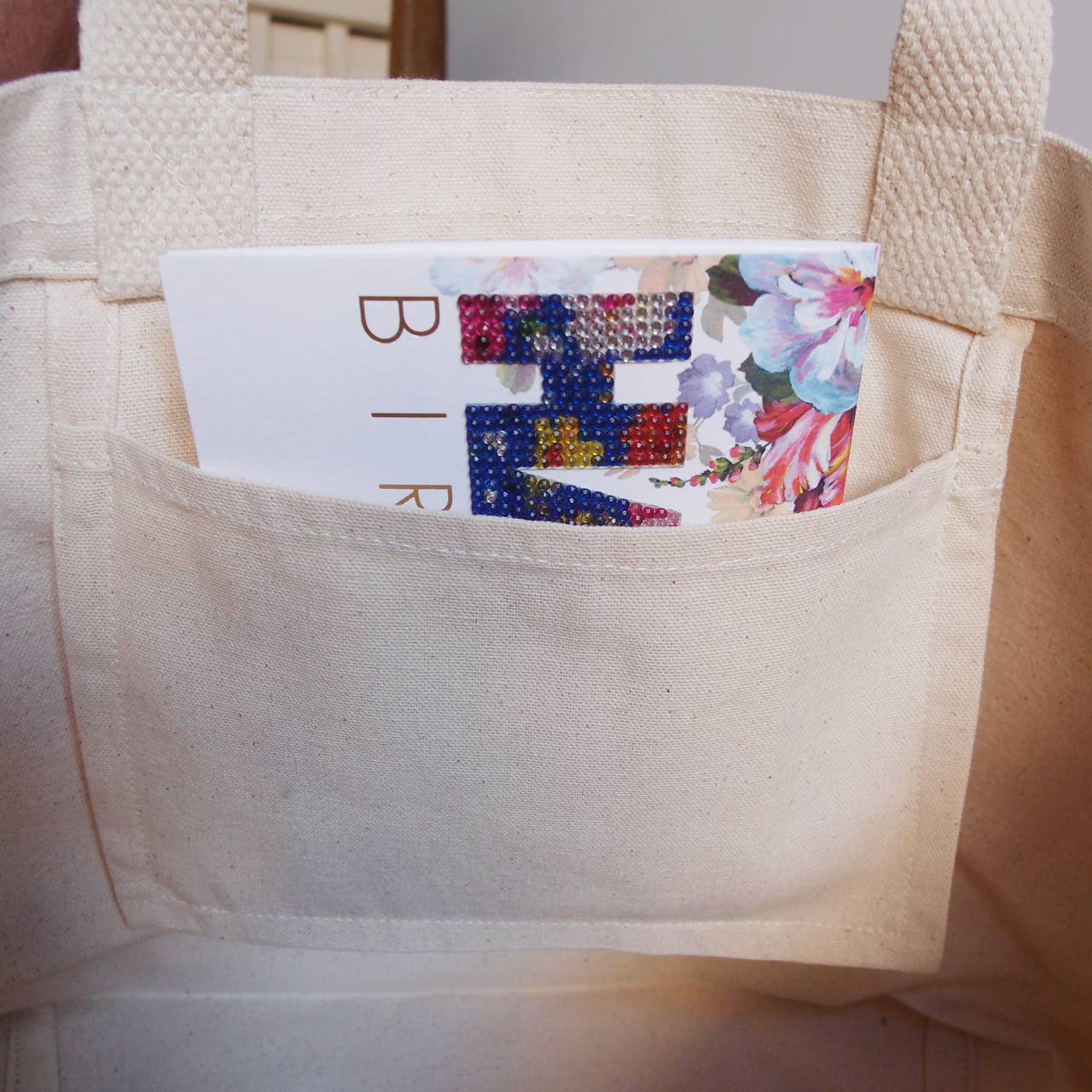 Organic Cotton Heavyweight Canvas Tote with Pockets Small