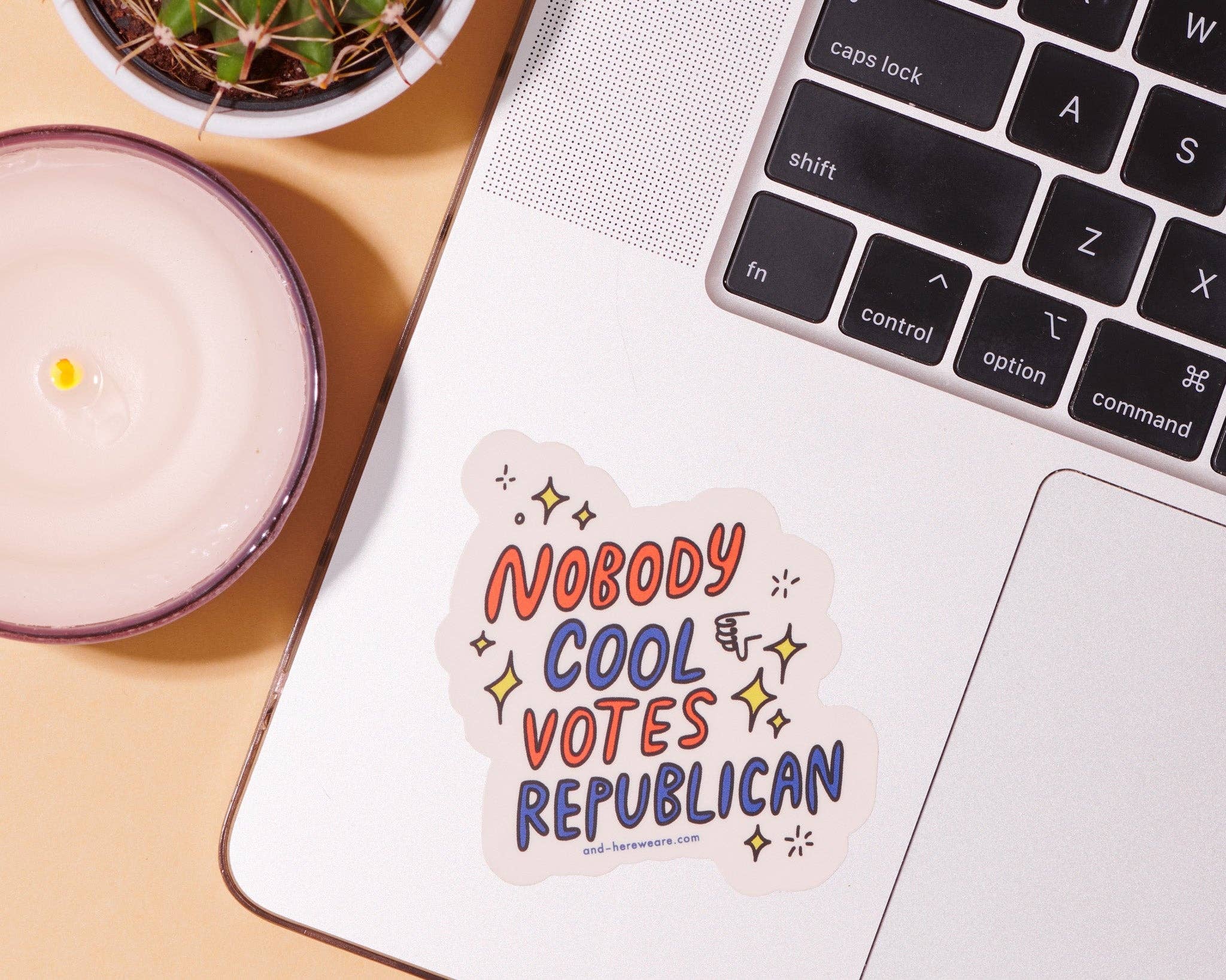 Nobody Cool Votes Republican Sticker