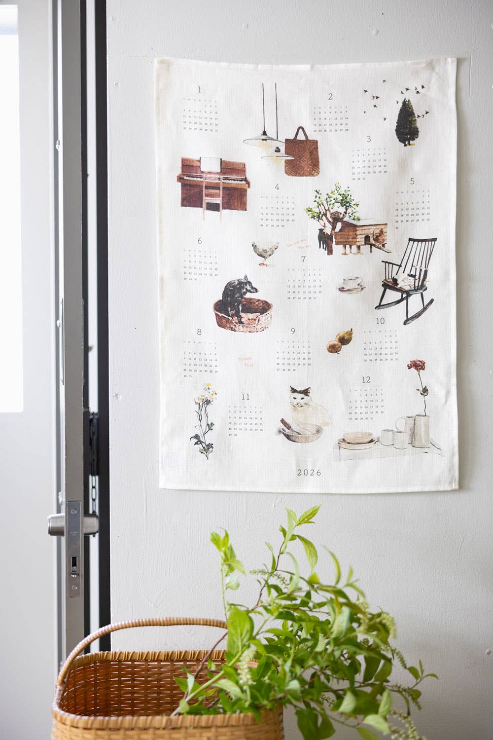 2026 Linen Calendar Tender Time