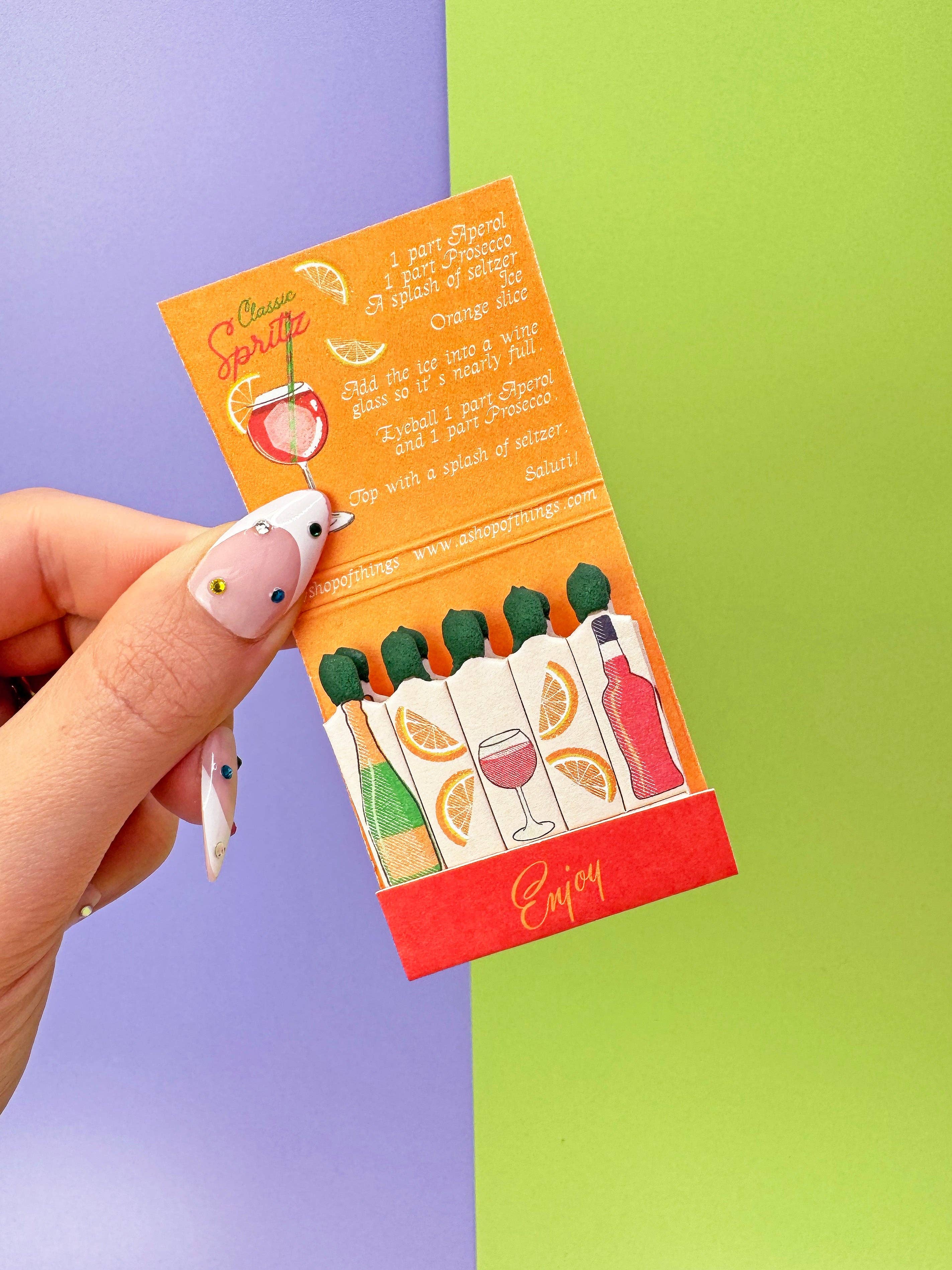 Spritz Matchbook
