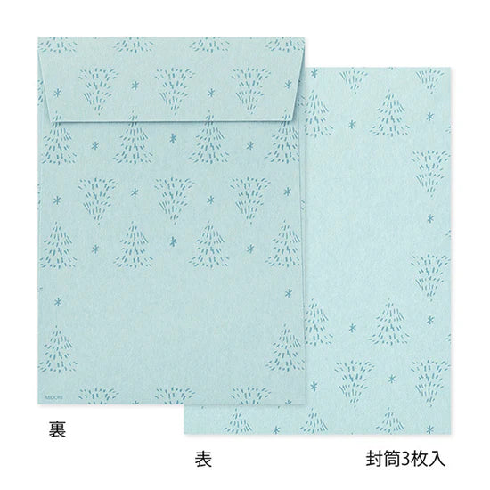 Midori Letter Set Die Cut / Animal Shapes / Ptarmigan