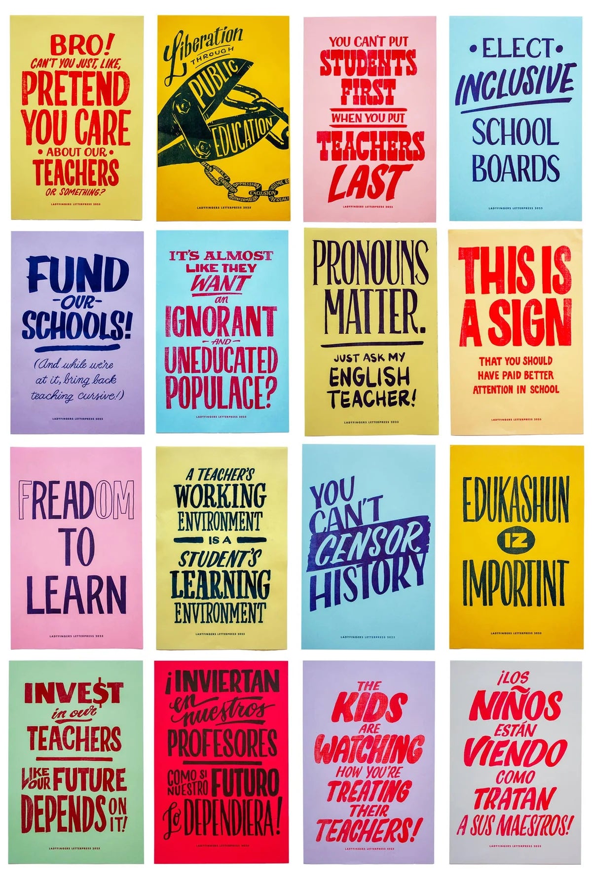 Protest Posters Part Three / Set of 16