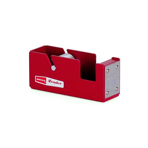 Small Steel Penco Tape Dispenser / Red