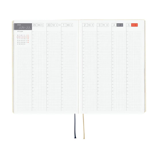 Hobonichi Techo 2026 HON A6 / Slash Ivory (Orders Start Aug 31st @ 10pm ET)