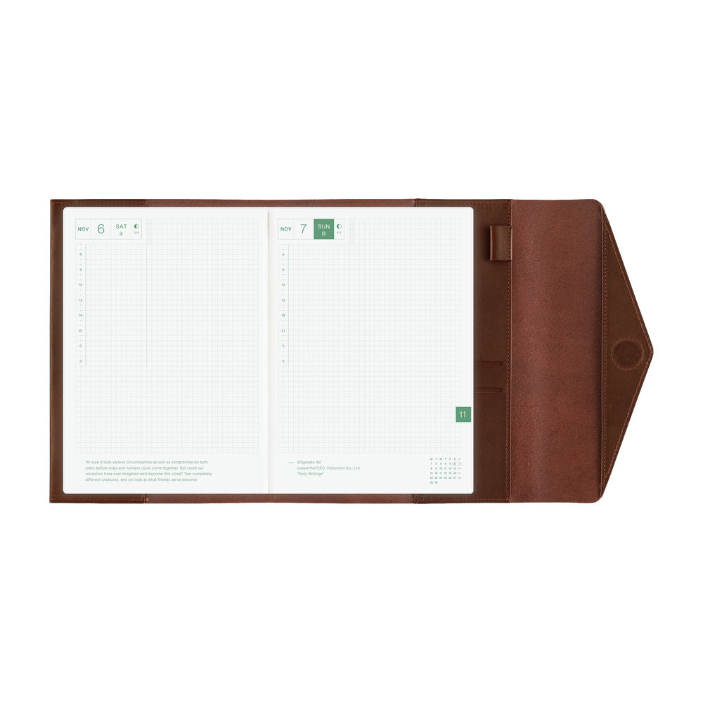Hobonichi Techo Cover / A5 / Glow: Chianti