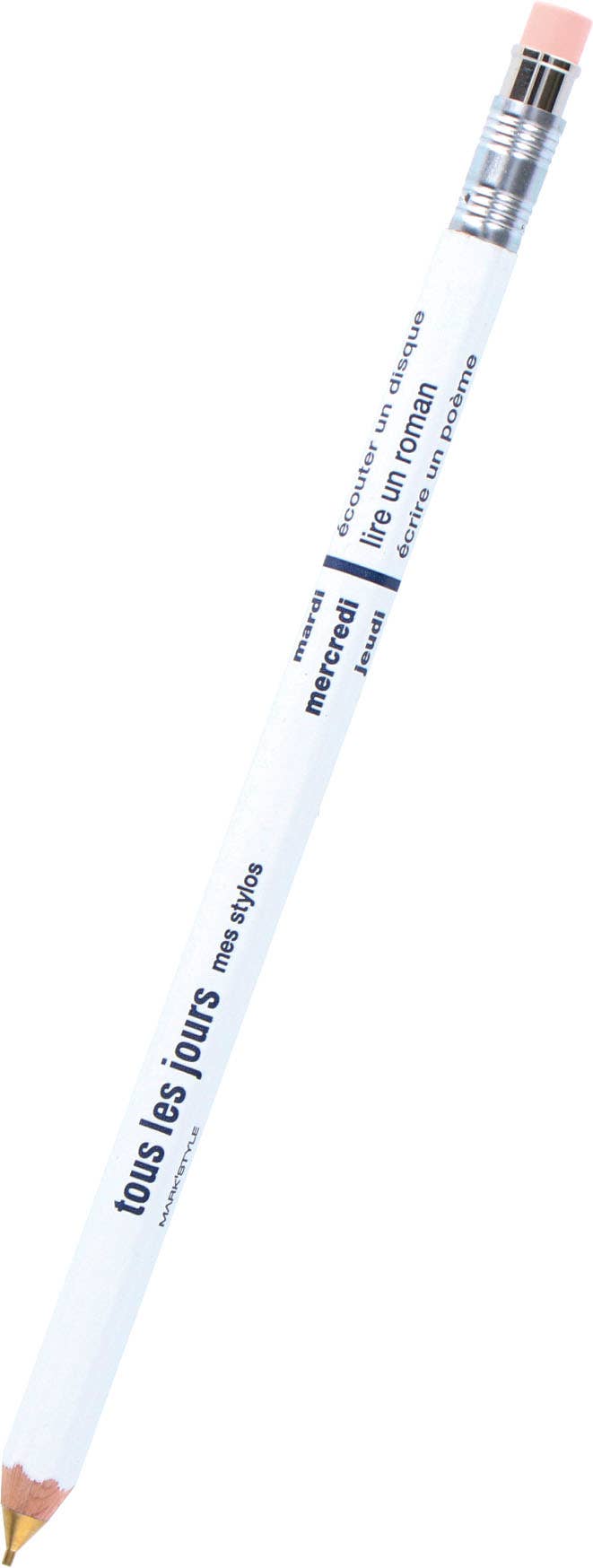 MARK'STYLE Mechanical Pencil with Eraser / tous les jours / various colors