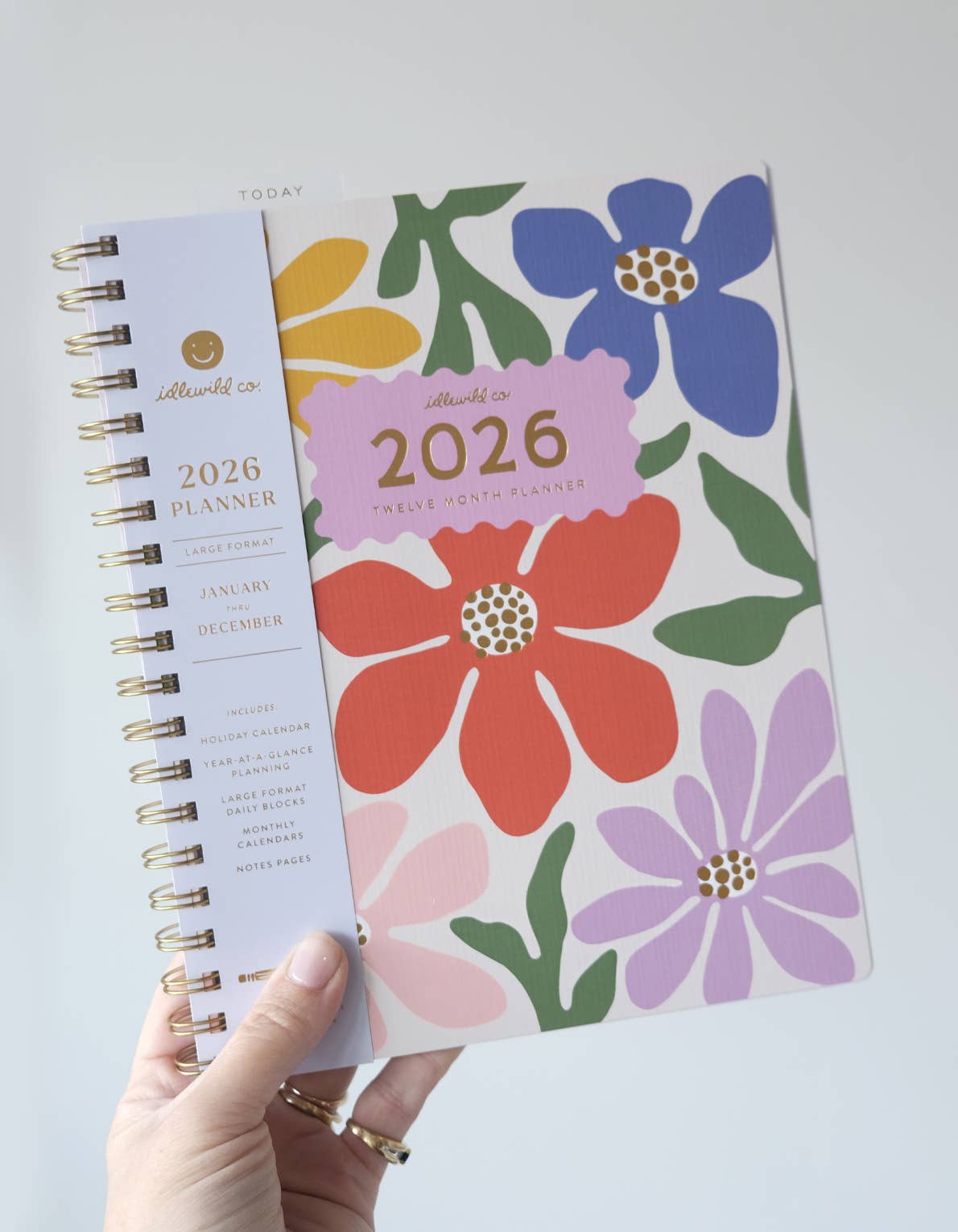 2026 Softcover Planner / Primary Blooms