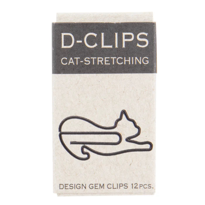 Stretching Cat Paper Clips