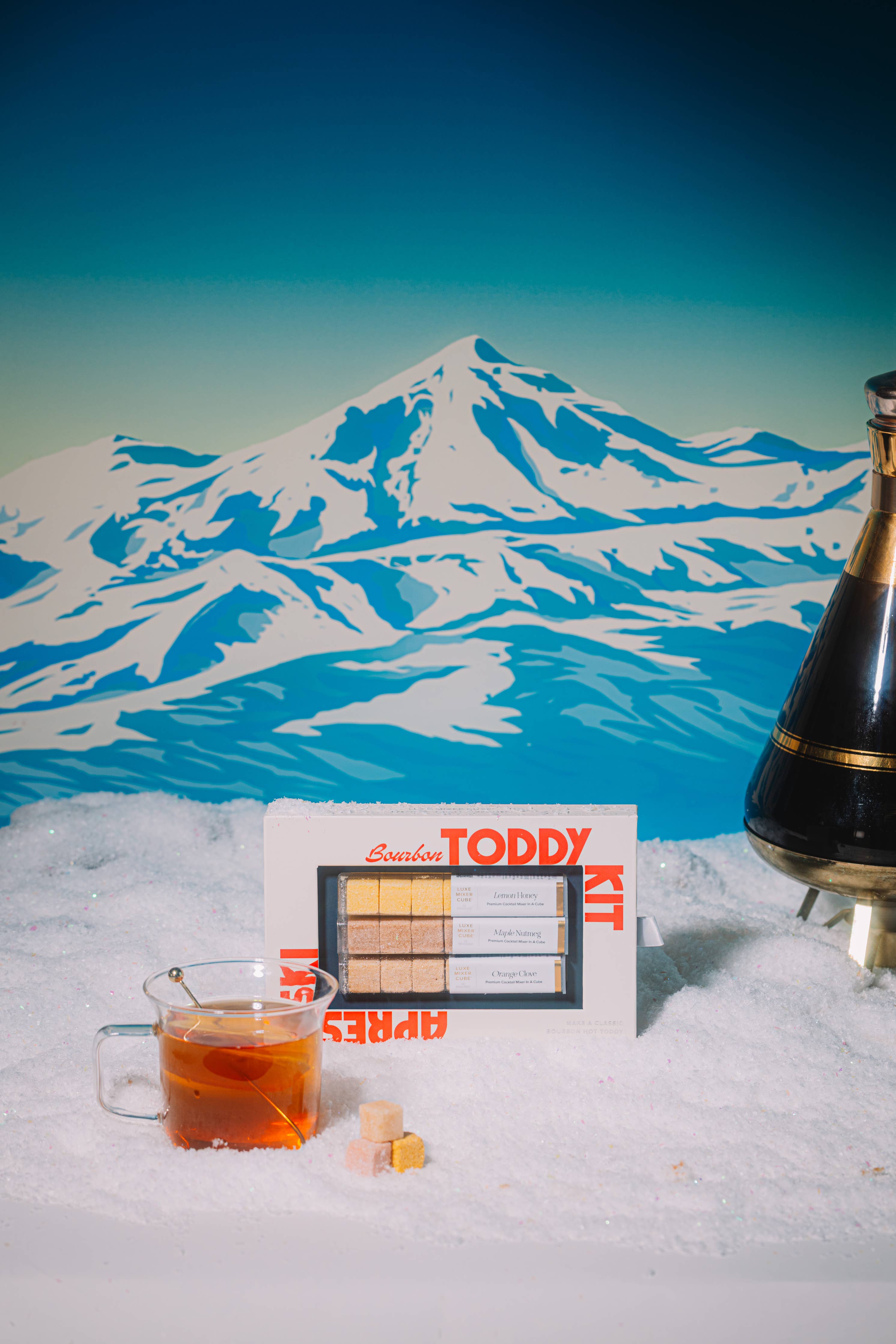 Apres Ski Winter Cocktail Cubes / Whiskey/Bourbon Toddy Mix