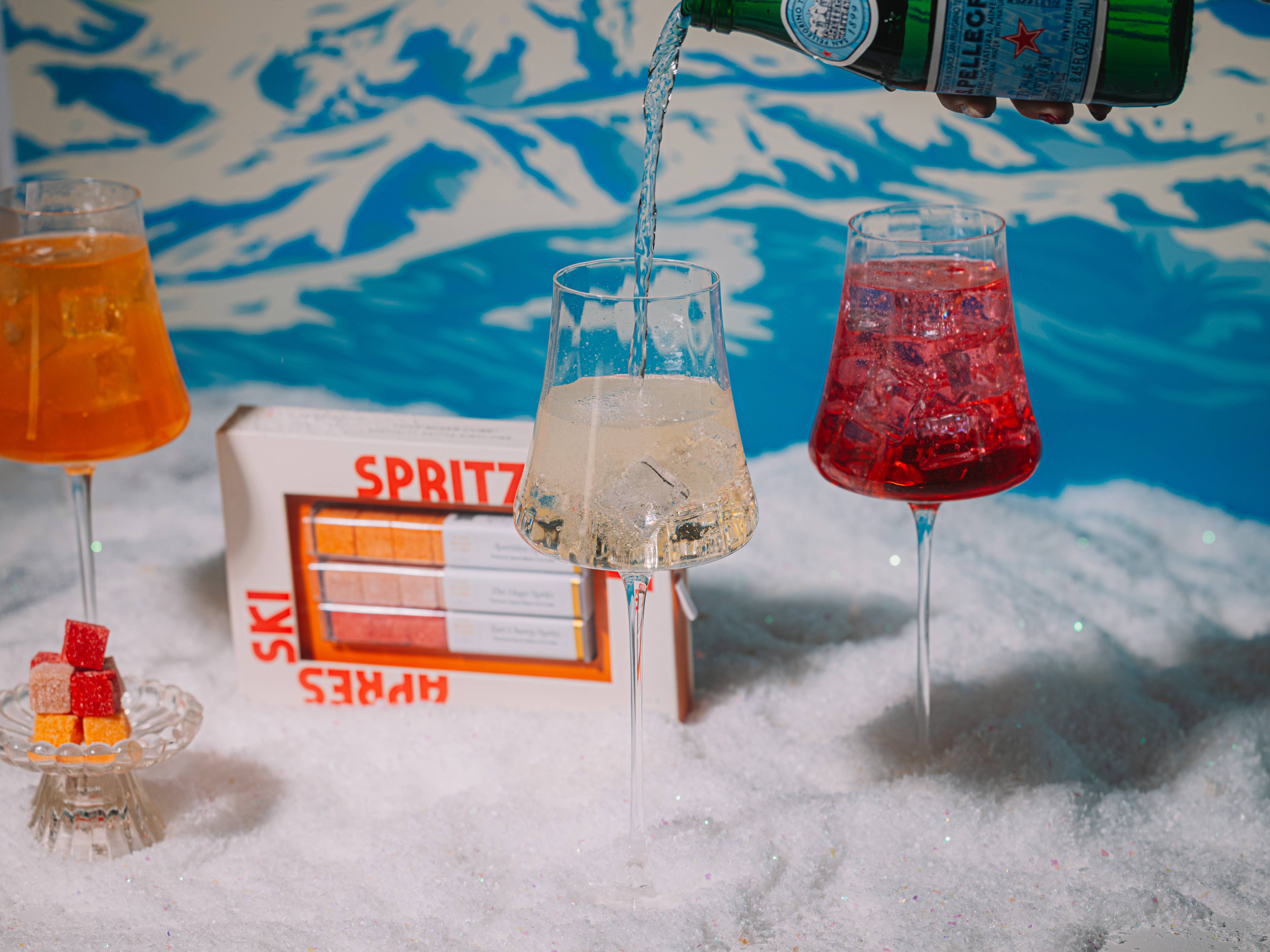 Après-Ski Winter Cocktail Cubes / Champagne/Wine
