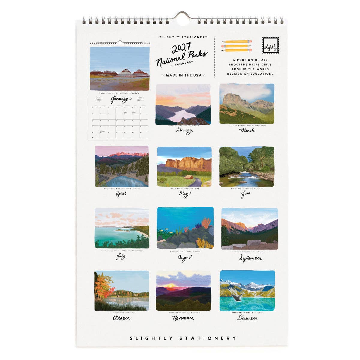 2027 National Parks Calendar