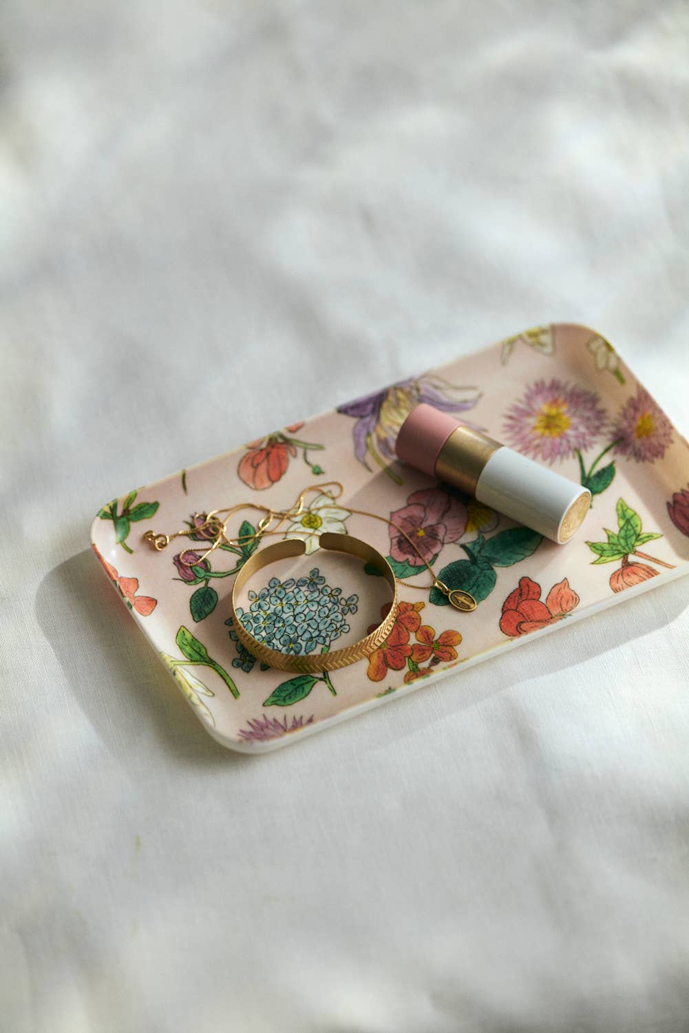 Linen Tray by Isabelle Boinot / Small / Fleur