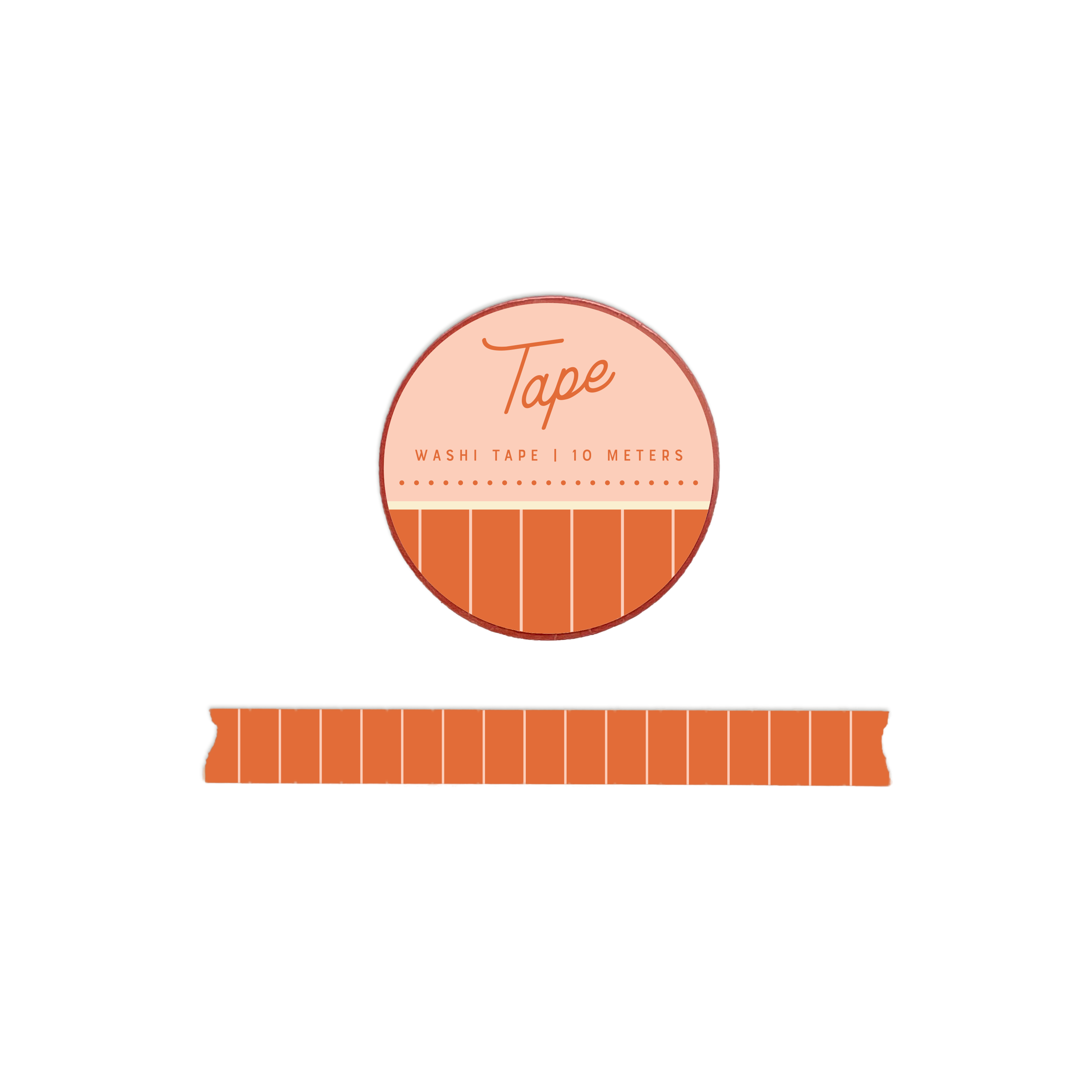 Monarch Orange Washi Tape