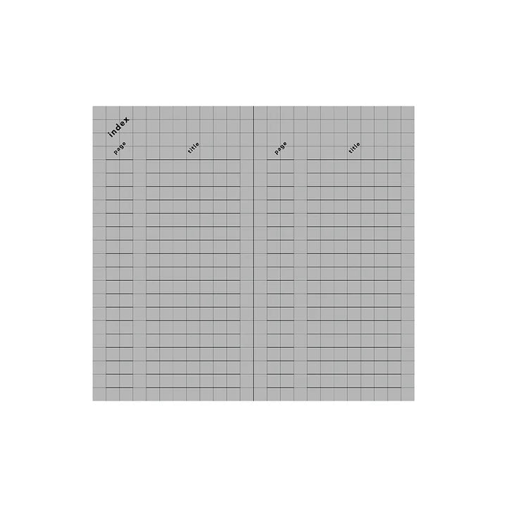 Daigo isshoni. Mini Grid Notebook / Blue