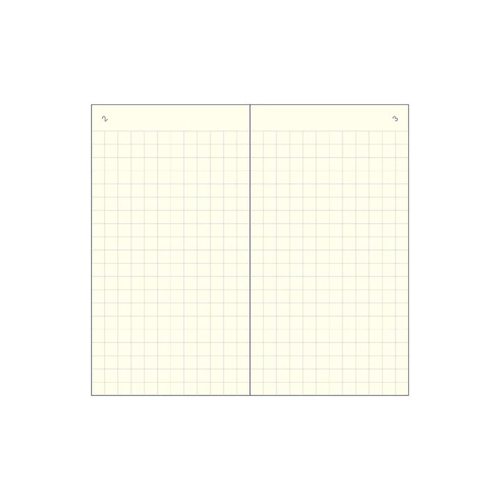 Daigo isshoni. Mini Grid Notebook / Black