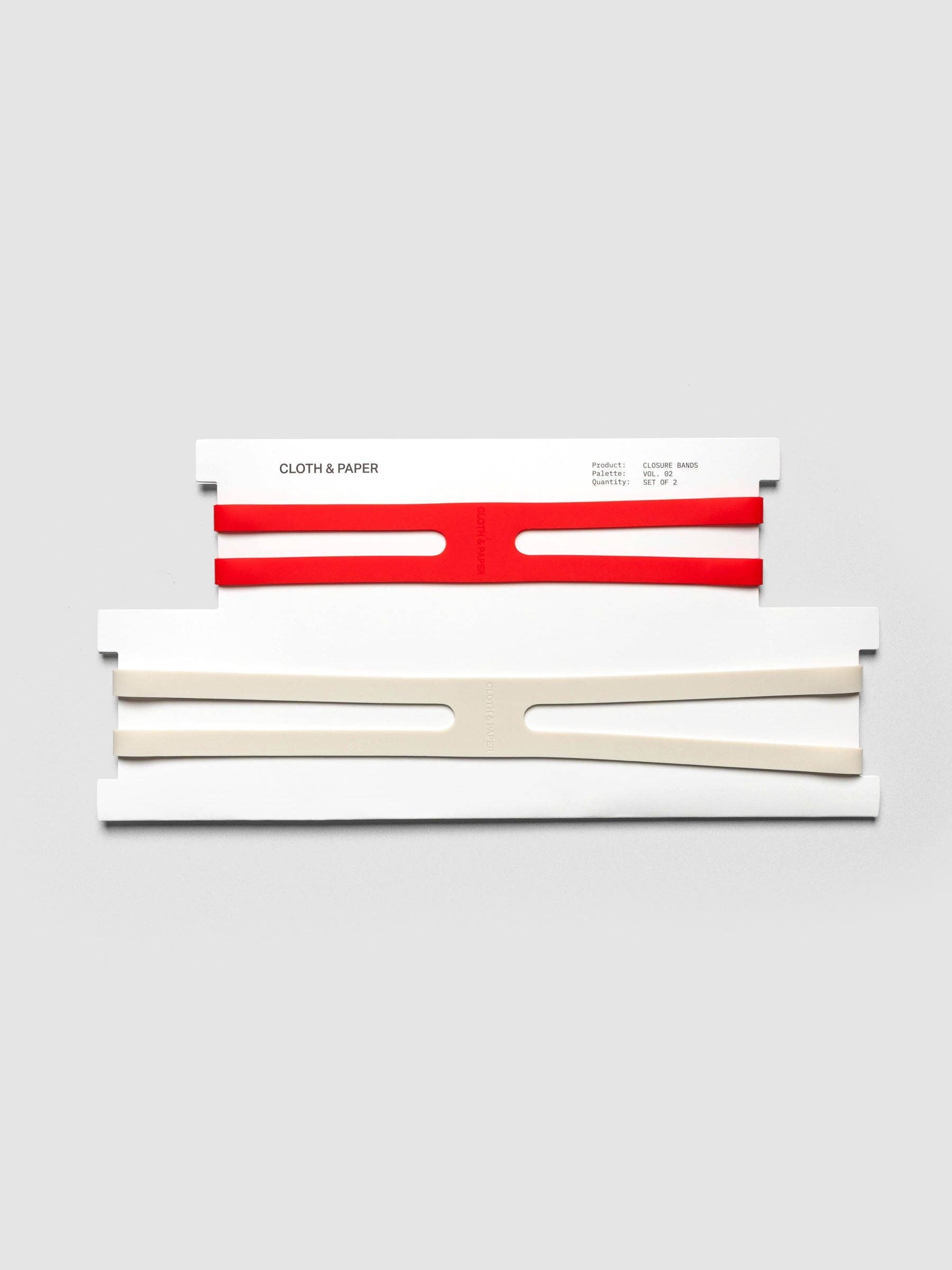 Planner Closure Bands / Rouge and Concrete