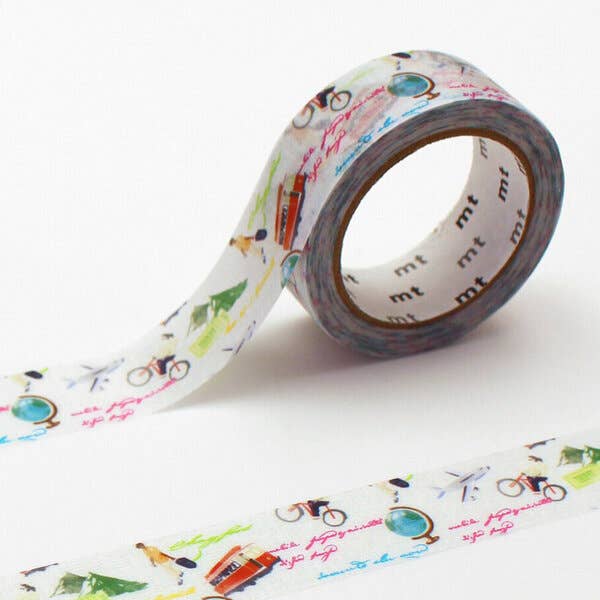 MT Washi Tape / World Languages & Illustrations