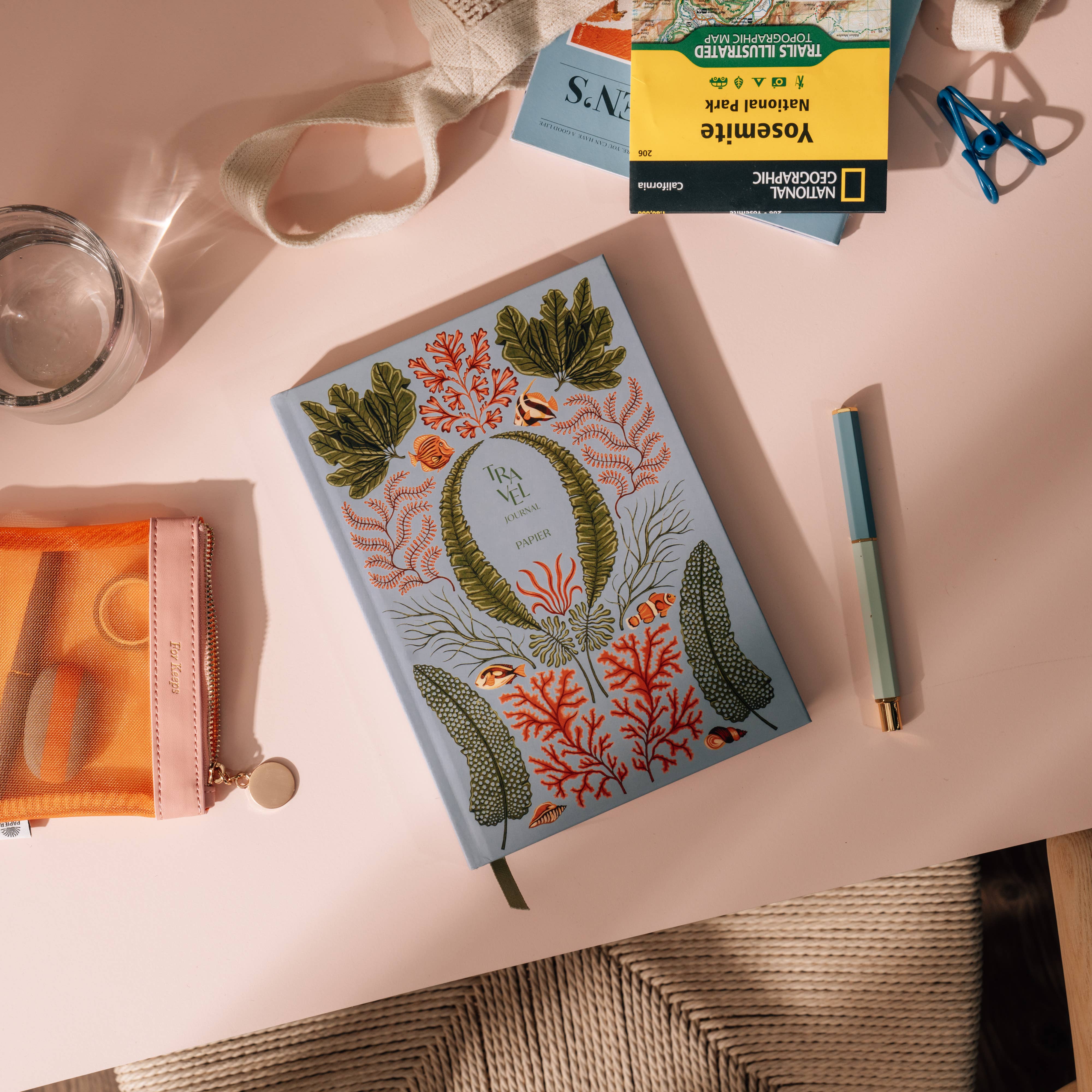 Guided Travel Journal / A5 Hardcover / Coral Reef