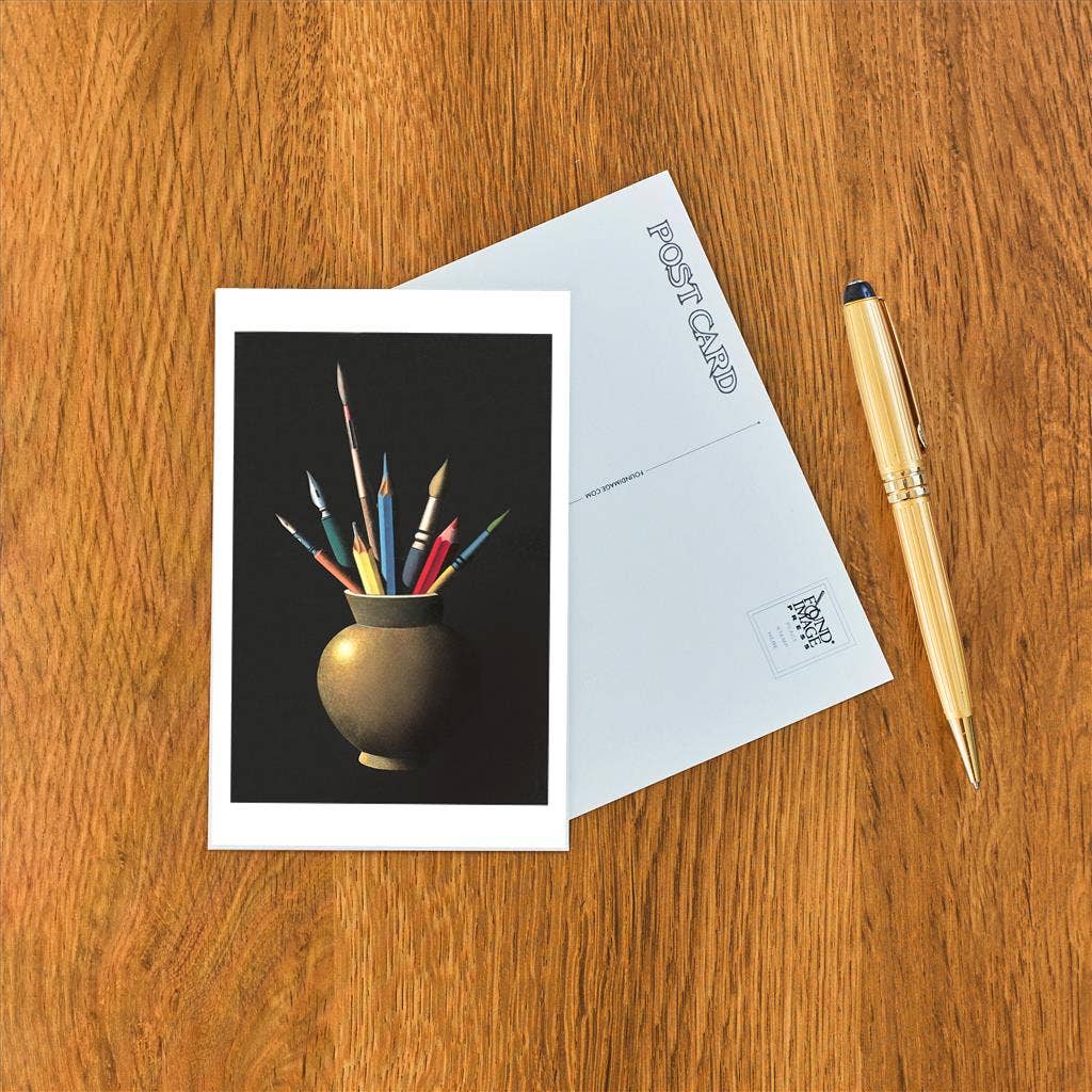 Artist's Materials Postcard