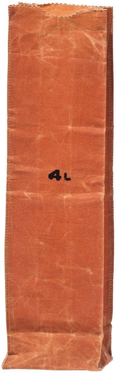 Waxed Cotton Grocery Bag