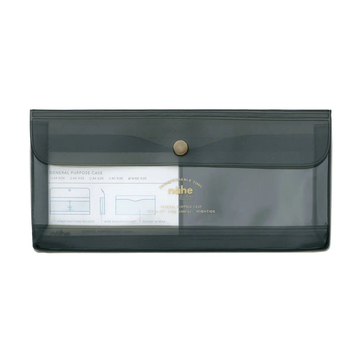 General Purpose Case / Wide / Clear Grey