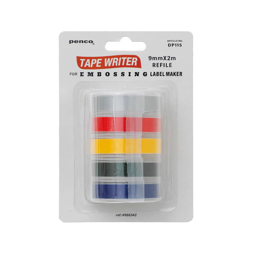 Embossing Tape Writer Refill / Colors