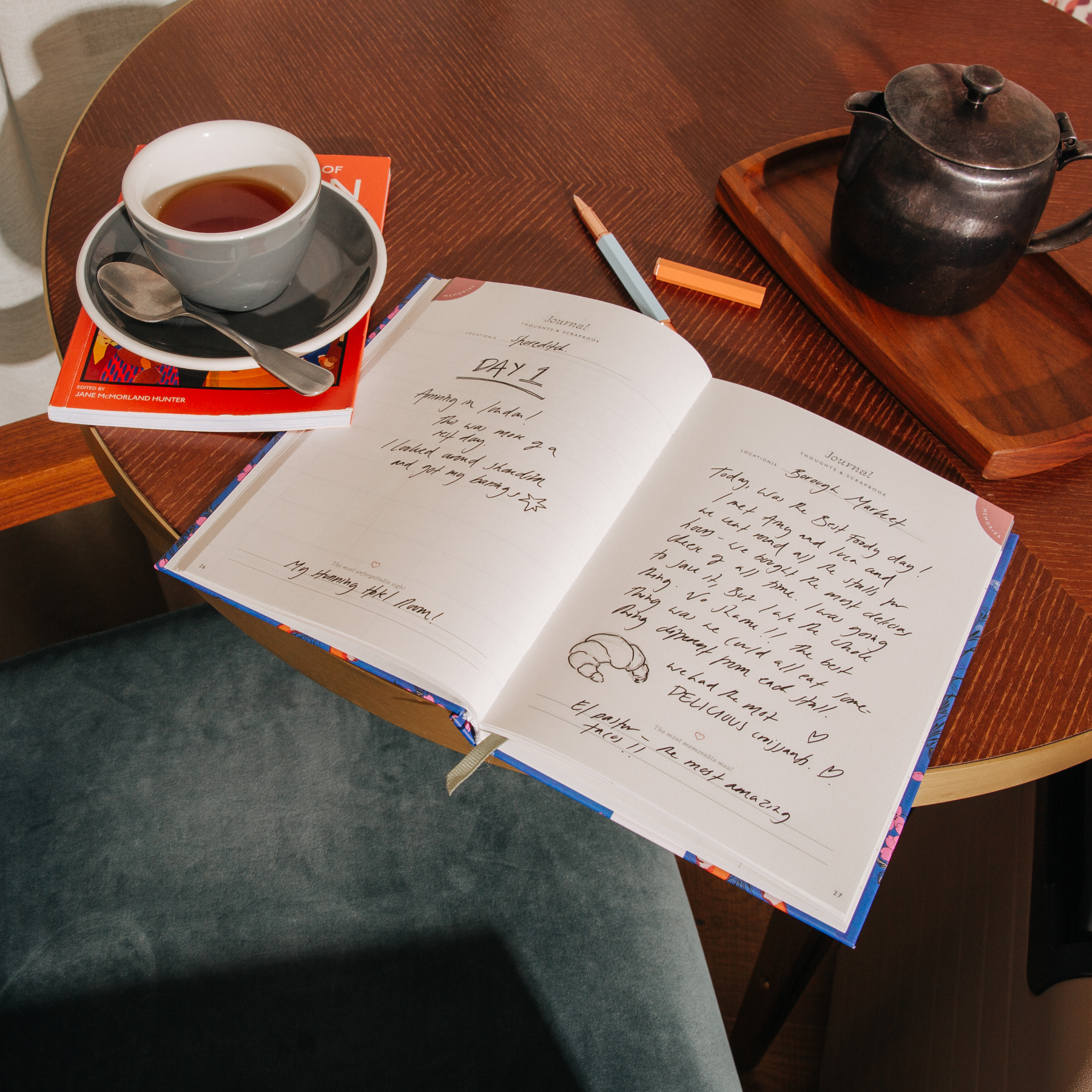 Guided Travel Journal / A5 Hardcover / Sky High