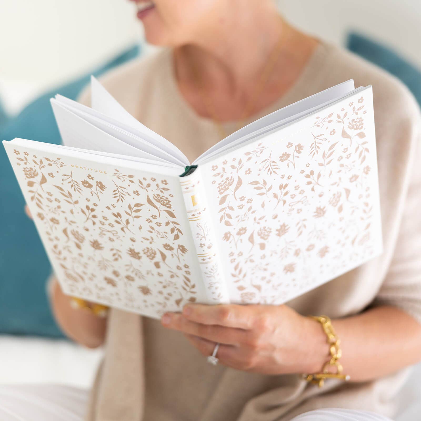 Linen Gratitude Journal