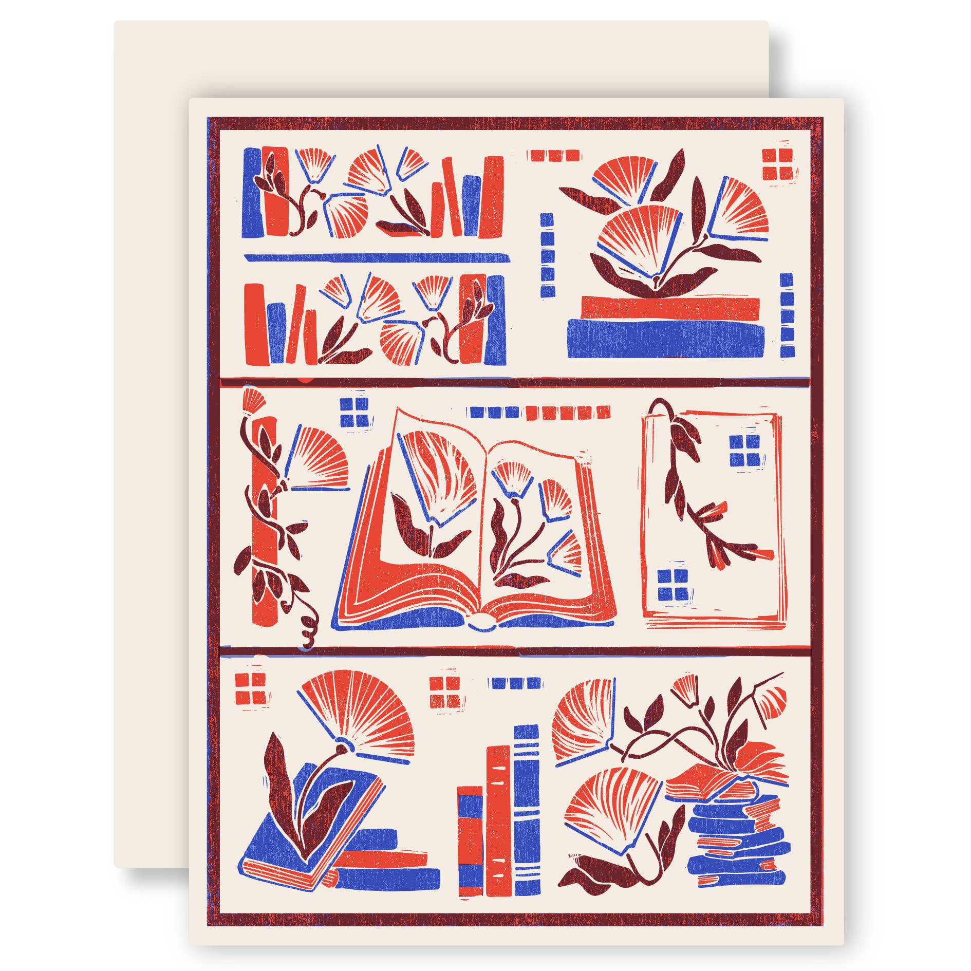 Book Lovers Assorted Letterpress Cards Set