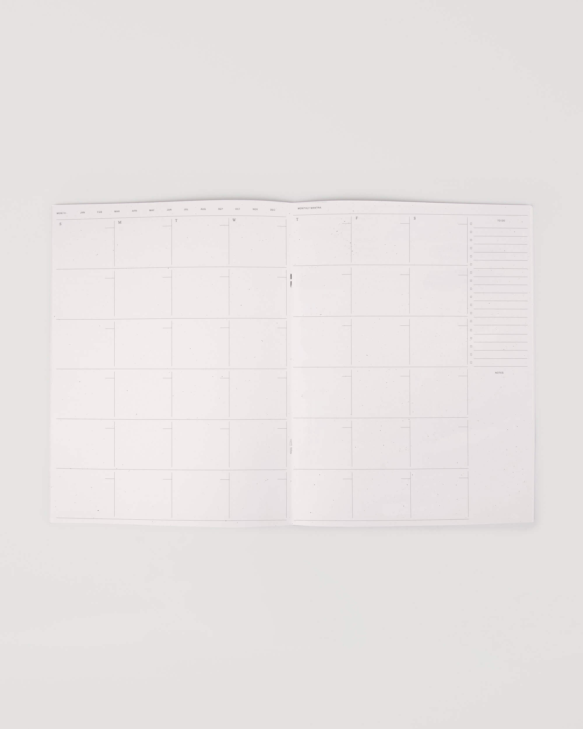 Minimalist Month Planner by Wilde House