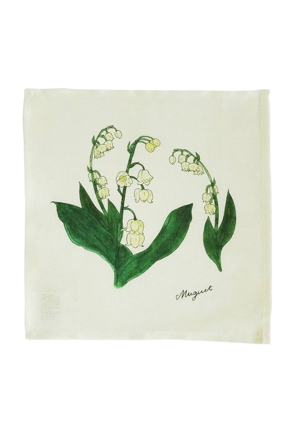 Linen Handkerchief by Isabelle Boinot / Lily Of The Valley