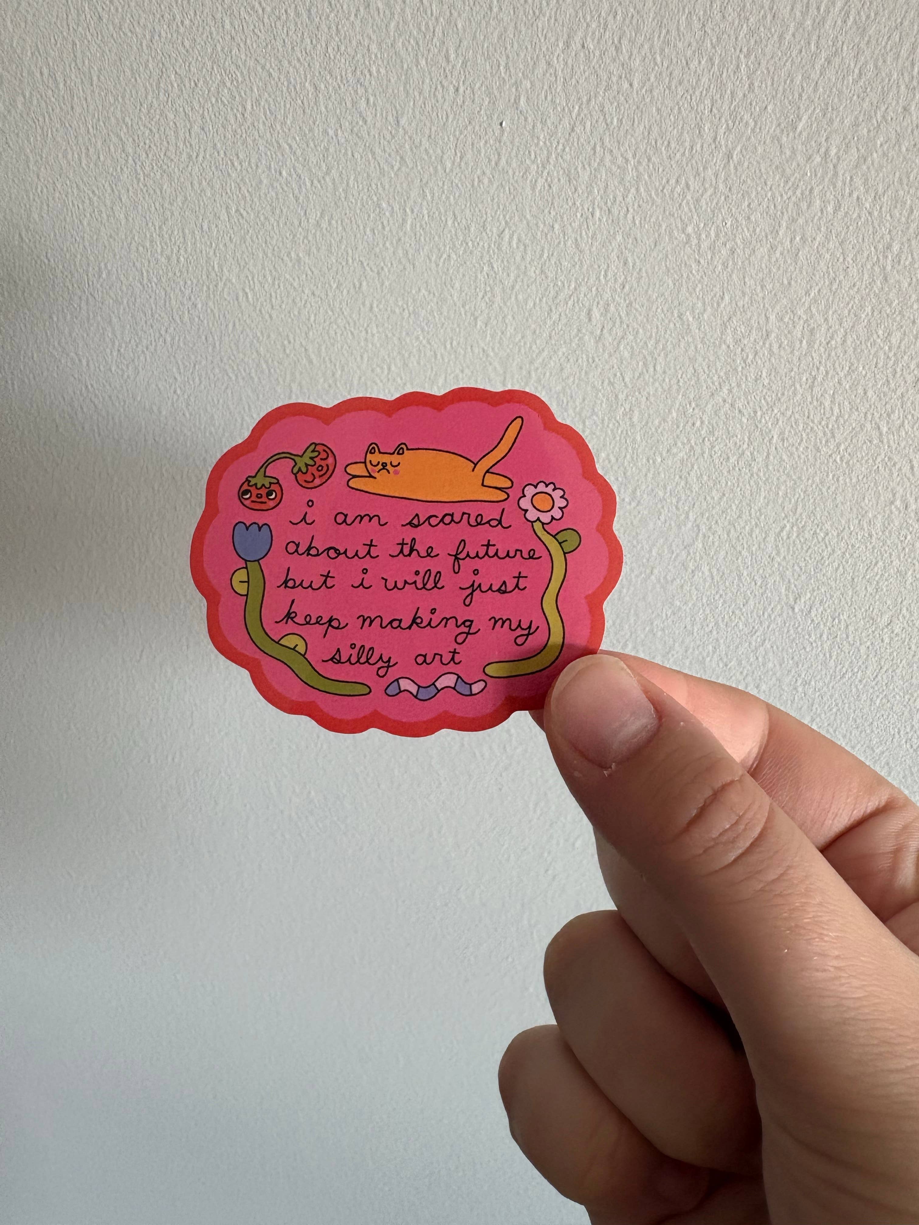"Silly Art" Sticker