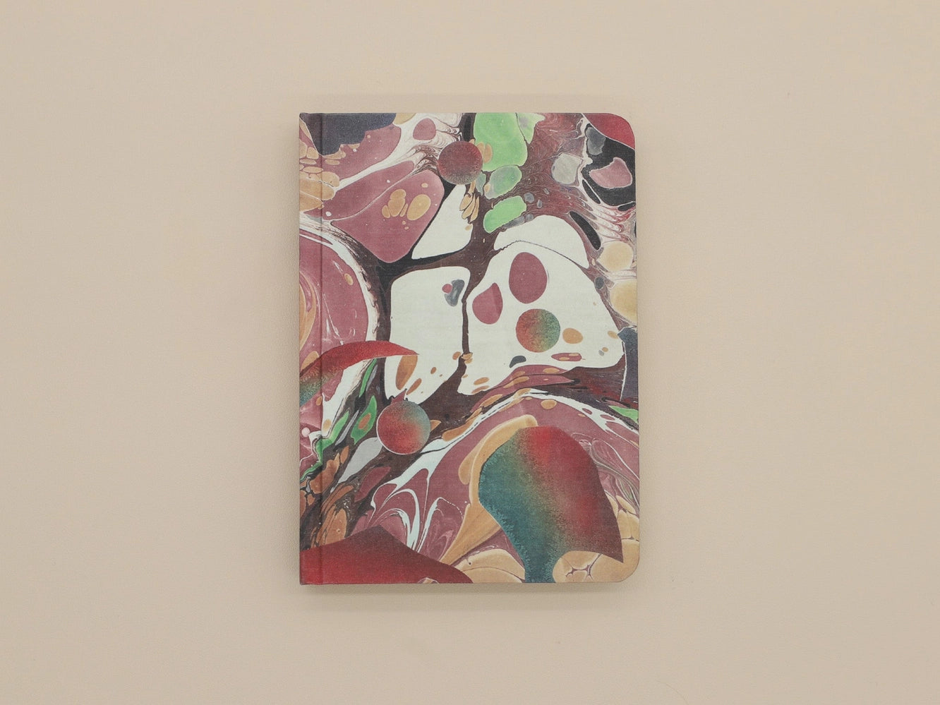 Marble Hardcover Notebook / B6 / Carnelian