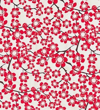 Handmade gift wrap / sakura garden