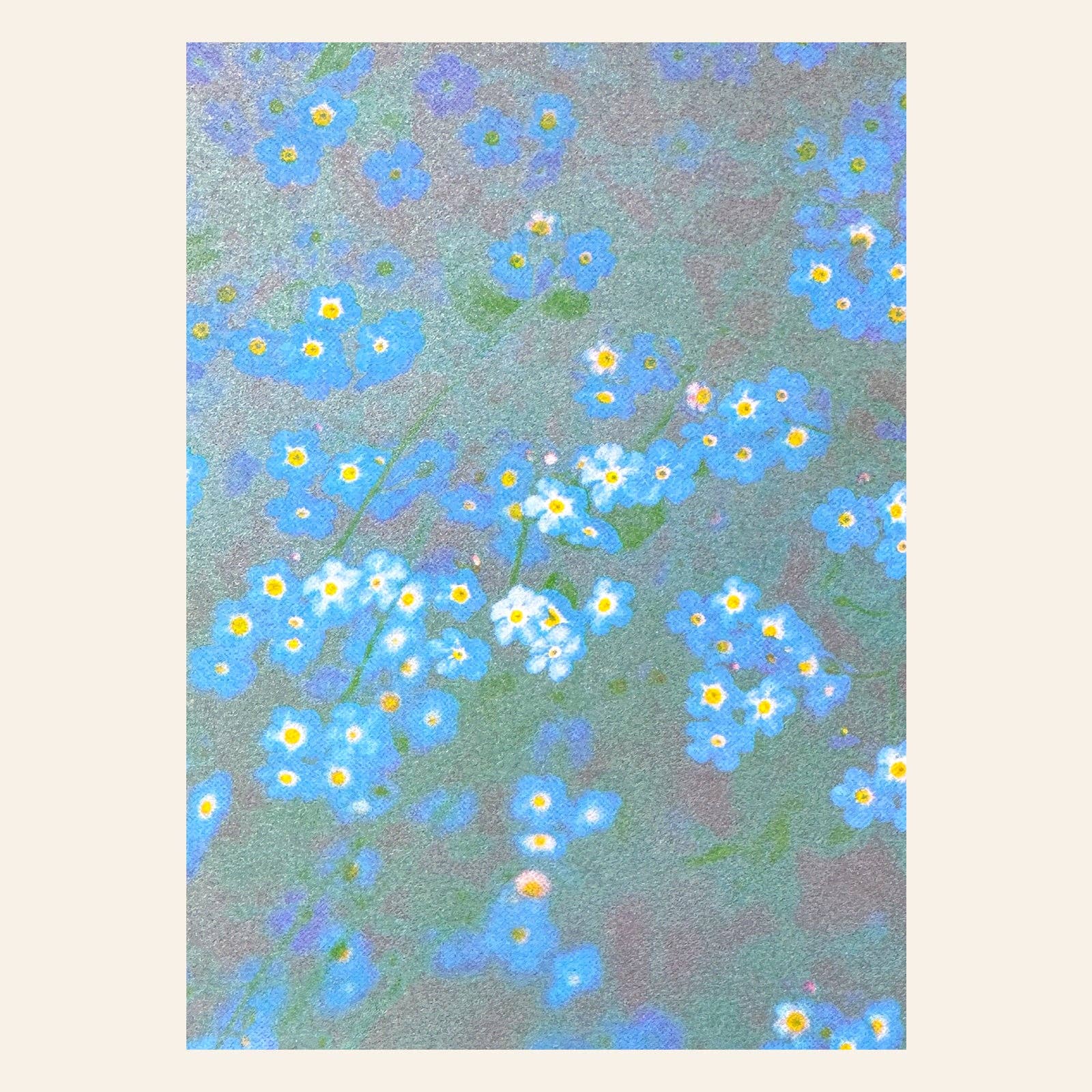 Forget-me-not postcard