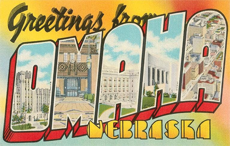Greetings from Omaha Postcard No. 3