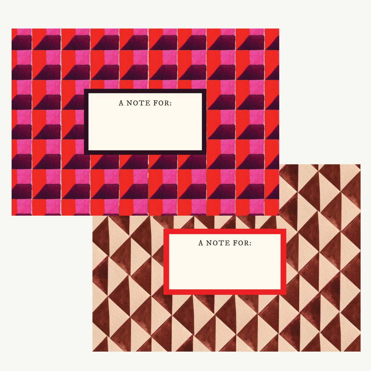 The Sixties Notecards / Set of 6