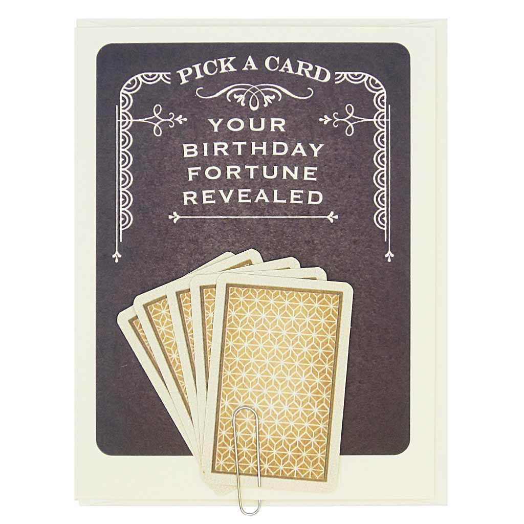 Fortune Birthday Card