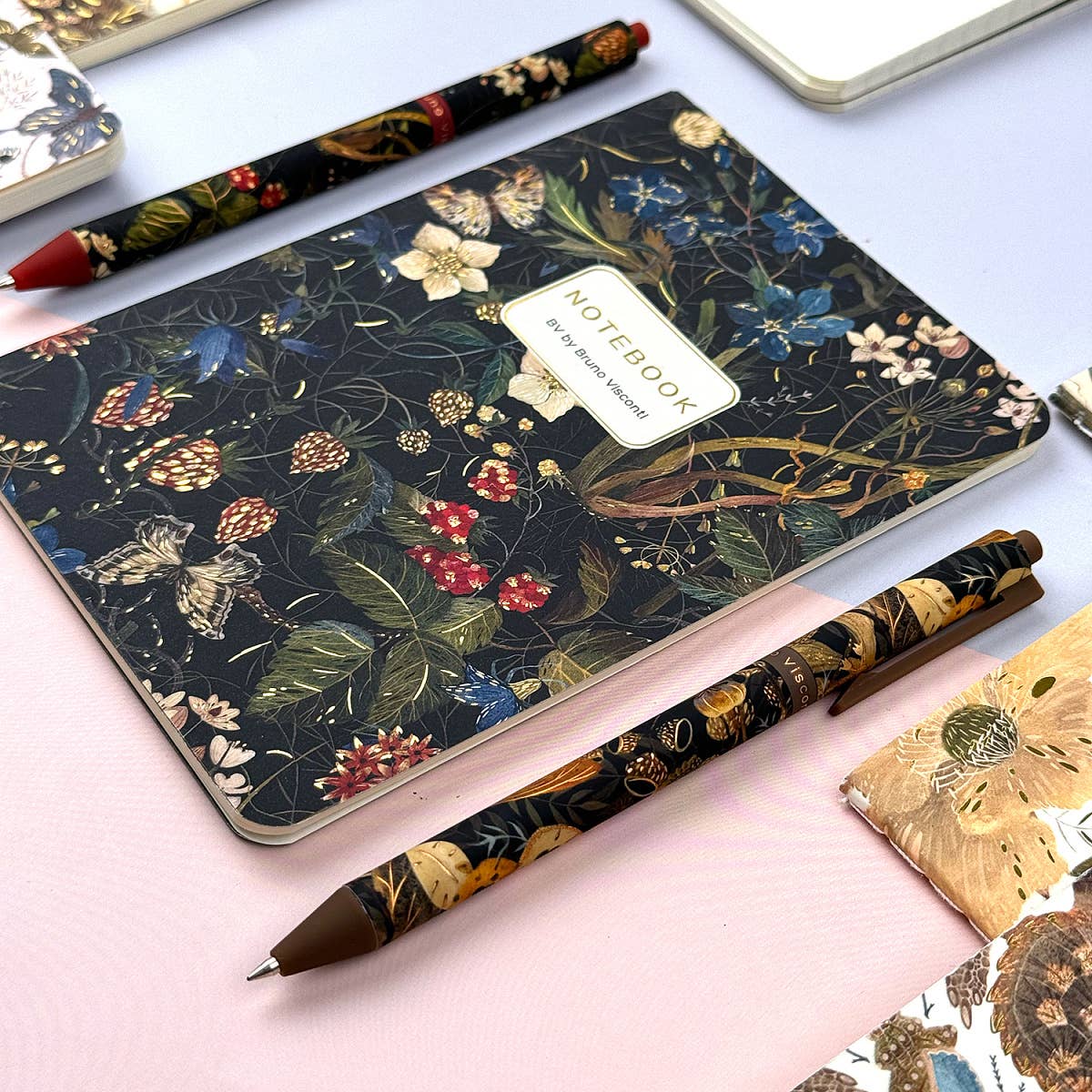Forest Flowers Notebook / A6 Size