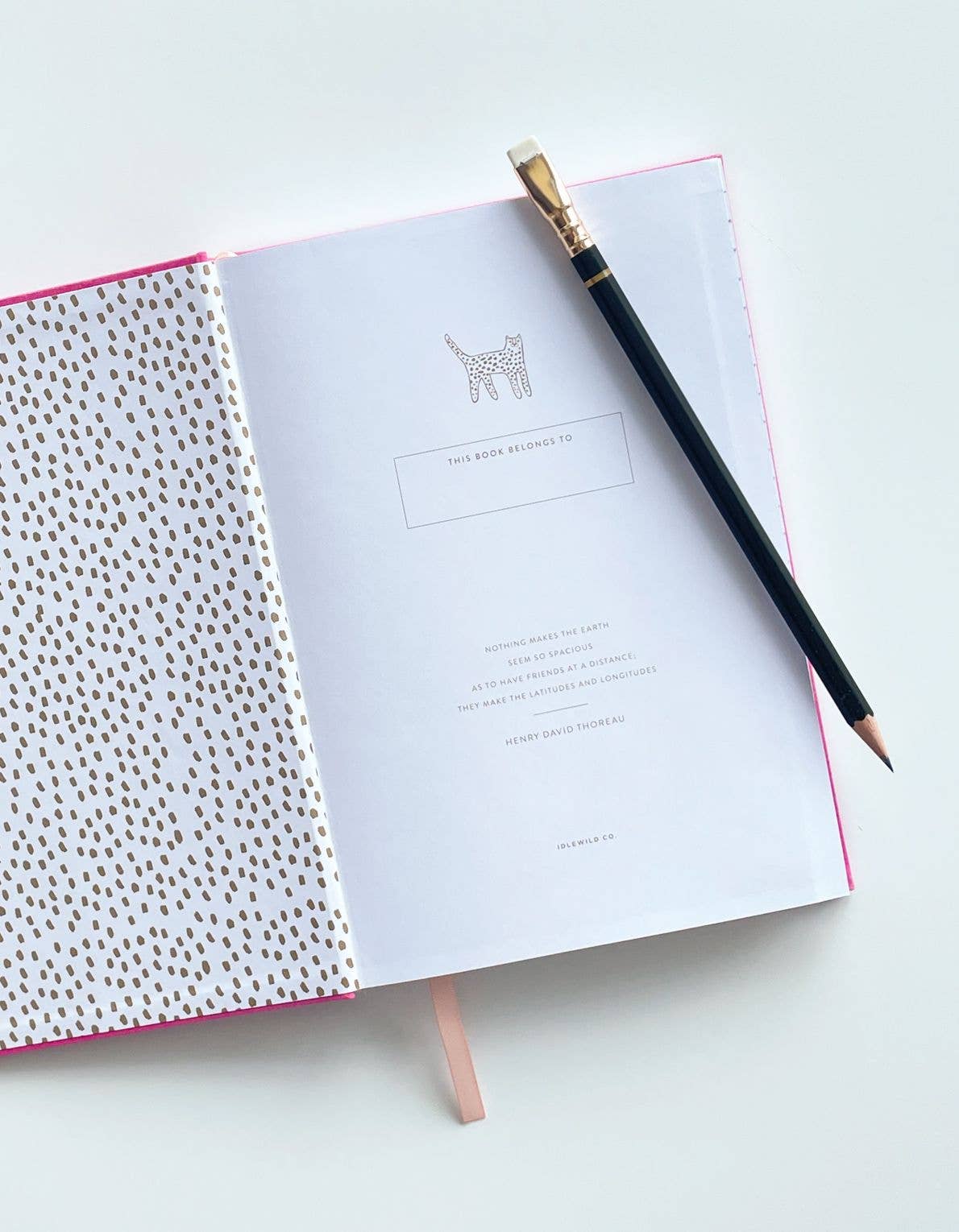 Pink Wild Cats Address Book