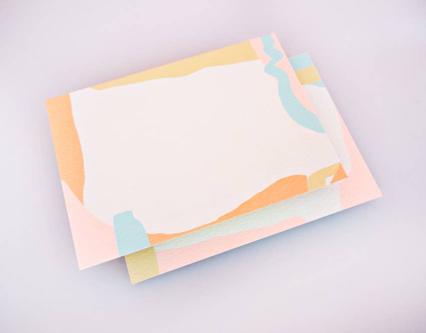 Pastel Letter Set