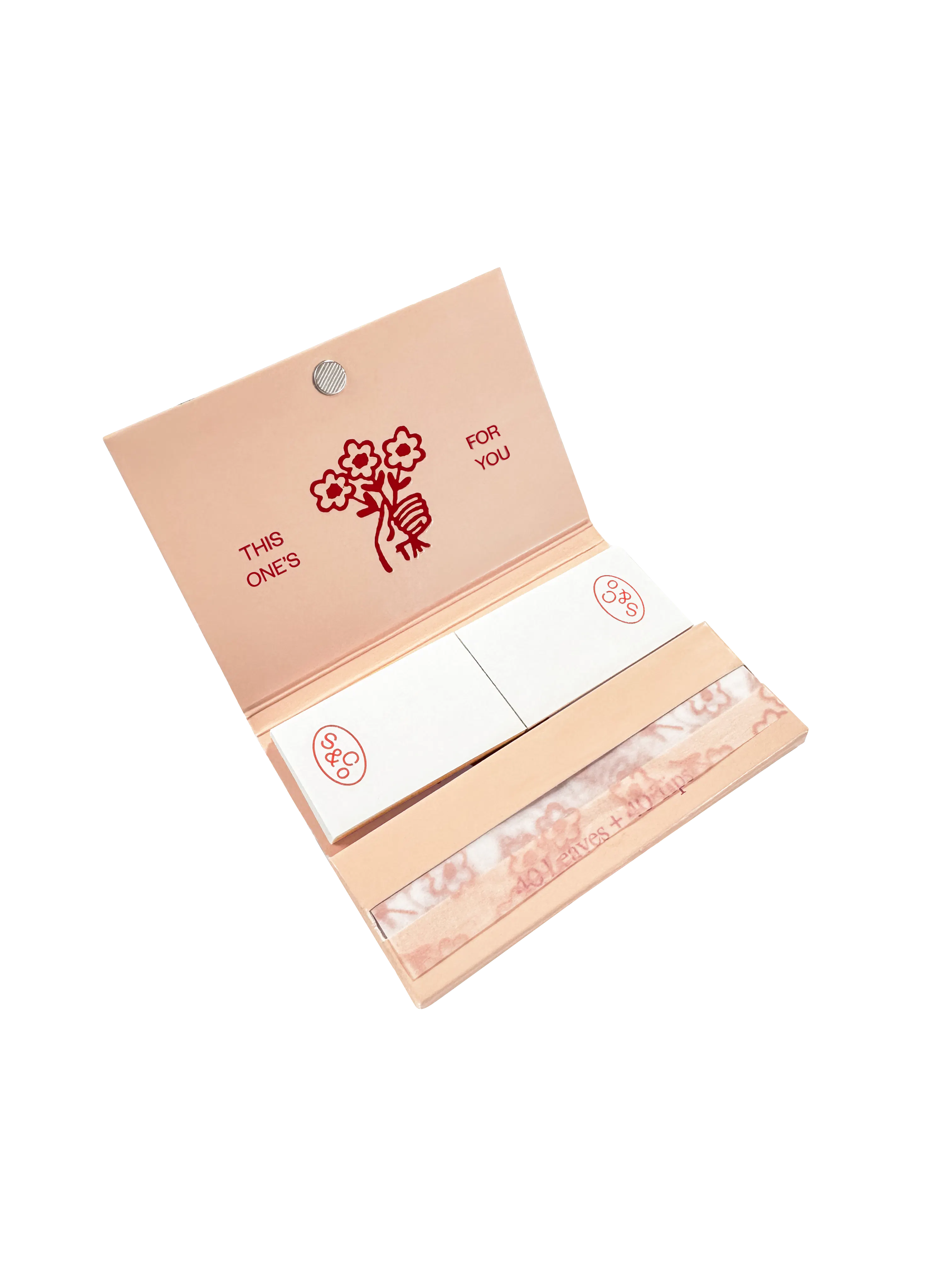 Floral Pink Rolling Papers