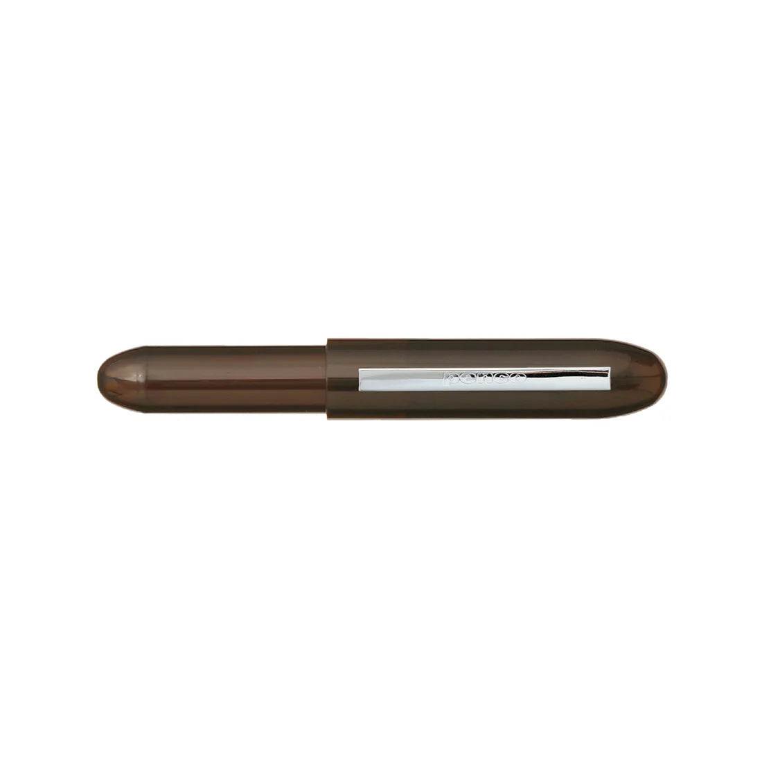 Bullet Ballpoint Pen / Clear Brown