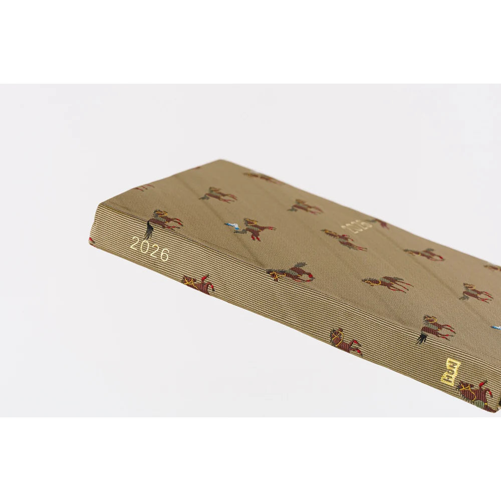 Coming Soon: Hobonichi Techo 2026 HON A6 / Bow & Tie / Galloping Horses