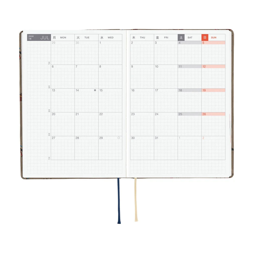 Coming Soon: Hobonichi Techo 2026 HON A6 / Bow & Tie / Galloping Horses
