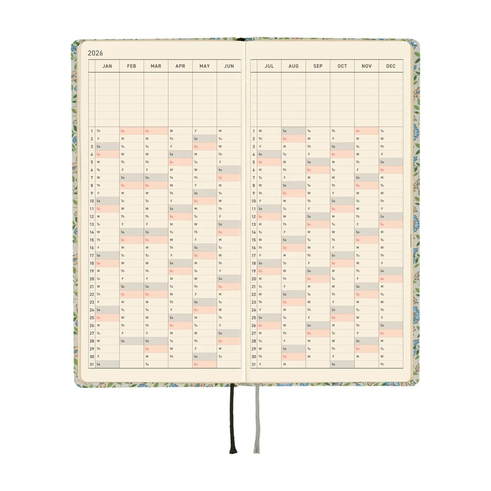 Coming Soon: Hobonichi Techo Weeks 2026 / Liberty Fabrics / Sasha Kiora