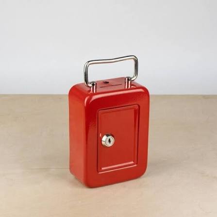 Vertical Money Box / Red